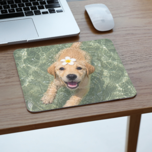 VIPpaw Custom Pet Portrait Mouse Pad - Non-Slip Personalized Desk Accessory, Smooth Surface Office Decor