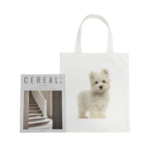 Custom Pet Canvas Tote Bag on white background, 2000x2000