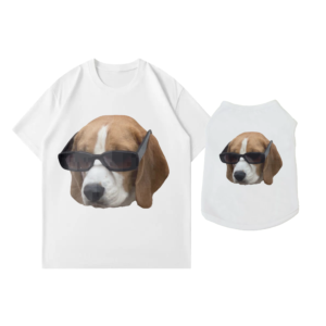 VIPpaw Custom Pet Portrait Tee - Soft Cotton Personalized Pet Lover T-Shirt, Bold Graphic Apparel